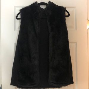 New York & Company Reversible Black Vest